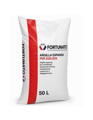 Argilla Espansa Per Edilizia 8-20 mm Isolante Ecologica 50 L 