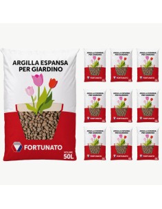Argilla Espansa Leggera Per Piante 50 L 8-20 mm Pezzi 10