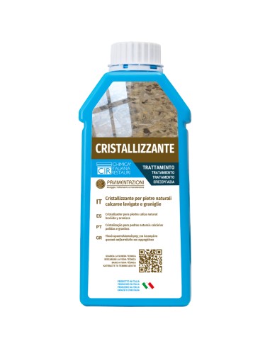 Cristallizzante Pietre Naturali Calcaree Levigate Graniglie Marmo Travertino 1 L