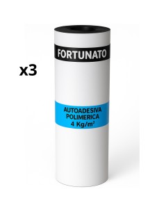 Guaina Autoadesiva Ardesiata Bianca 4 Kg/m² CASASCIUTTA 3 Rotoli 1 x 10 m