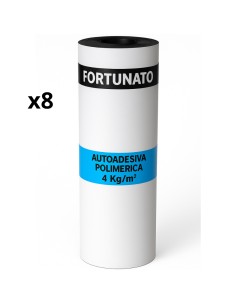 Guaina Autoadesiva Ardesiata Bianca 4 Kg/m² CASASCIUTTA 8 Rotoli 1 x 10 m