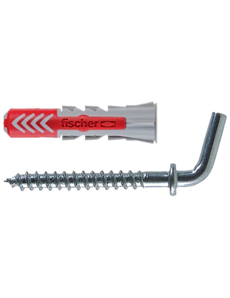  Tassello Universale Bi-Materiale Carichi Elevati DuoPower 6/8 Gancio Corto 25 Pz