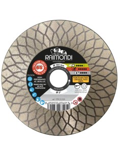 Disco Diamantato Diametro 125mm Taglio Jolly 45° F22,2mm Smussatura 
