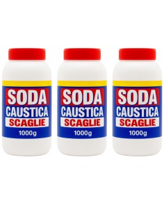 Soda Caustica in Scaglie Disincrostante Multiuso Formato 1 Kg Pezzi 3