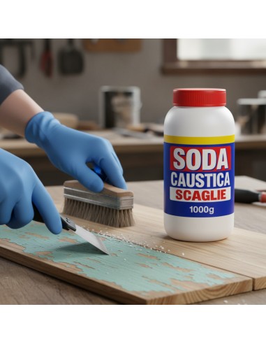 Detergente Soda Caustica A Scaglie 1 kg Idrossido Di Sodio 12 Pezzi