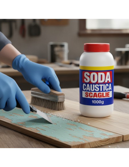 Detergente Soda Caustica A Scaglie 1 kg Idrossido Di Sodio 12 Pezzi