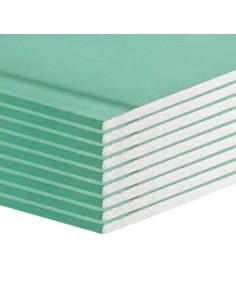 Lastra Cartongesso H2 BA13 1200x2000 Ambienti Umidi Confezione 10 Pezzi