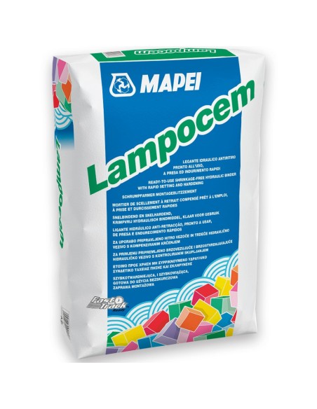 Kit Ancoraggi Rapidi Riparazioni Cemento Rapido 25 Kg Guanti XL Secchio D 36 cm