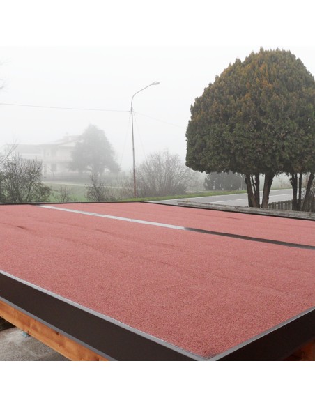 Guaina Ardesiata Rossa CASASCIUTTA Impermeabilizzazione Terrazze 4 Rotoli 1x10 m