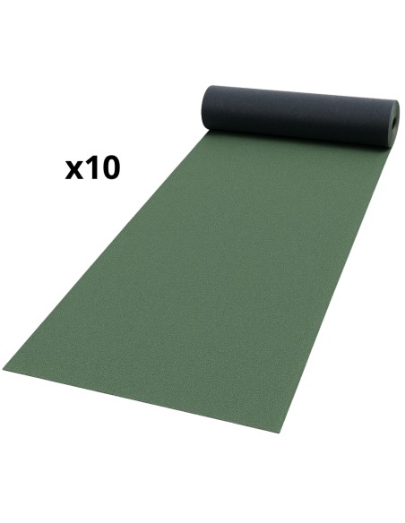 Guaina Ardesiata Verde CASASCIUTTA Impermeabilizzazione Terrazze 10 Rotoli 1x10 m