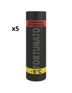 Membrana Bituminosa Impermeabilizzante CASASCIUTTA 4 kg/mq -5°C 5 Rotoli 1x10 m