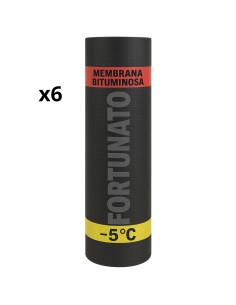 Membrana Bituminosa Impermeabilizzante CASASCIUTTA 4 kg/mq -5°C 6 Rotoli 1x10 m