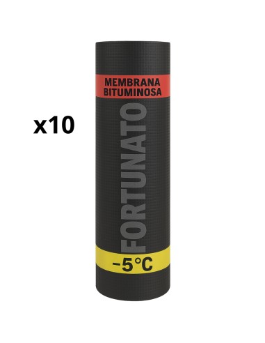 Membrana Bituminosa Impermeabilizzante CASASCIUTTA 4 kg/mq -5°C 10 Rotoli 1x10 m