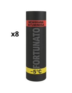 Membrana Bituminosa Impermeabilizzante CASASCIUTTA 4 kg/mq -5°C 8 Rotoli 1x10 m