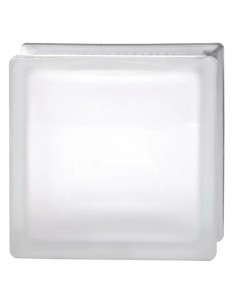 Vetromattone Pure Neutro Satinato Bianco 190 x 190 x 80 mm Confezione 6 Pezzi