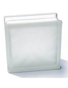 Vetromattone Pure Neutro Satinato Bianco 190 x 190 x 80 mm Confezione 6 Pezzi 2