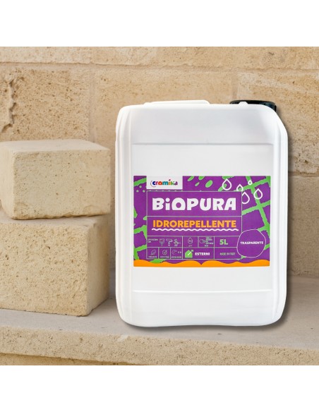 Idrorepellente Siliconico Trasparente Acqua Pronto Uso Linea BIOPURA Cromika