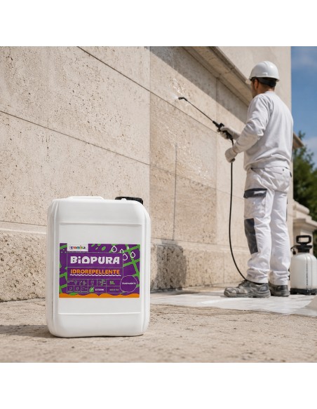 Idrorepellente Siliconico Trasparente Acqua Pronto Uso Linea BIOPURA Cromika