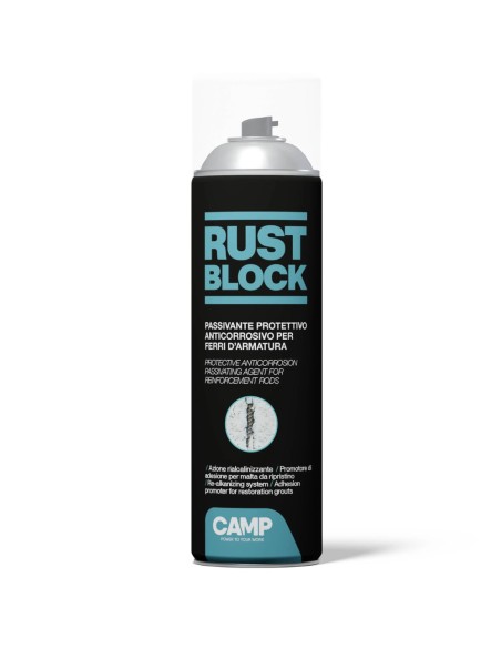 Rust Block Passivante Spray Per Protezione Armature 500 ml