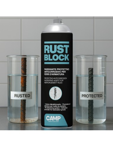 Rust Block Passivante Spray Per Protezione Armature 500 ml