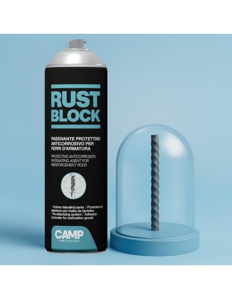 Rust Block Passivante Spray Per Protezione Armature 500 ml