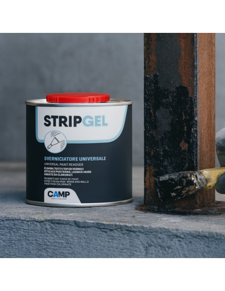 StripGel Sverniciatore In Gel Esente Da Clorurati Per Ferro Legno E Muro 750 ml