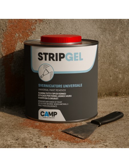 StripGel Sverniciatore In Gel Esente Da Clorurati Per Ferro Legno E Muro 750 ml