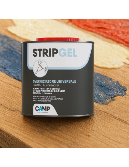 StripGel Sverniciatore In Gel Esente Da Clorurati Per Ferro Legno E Muro 750 ml
