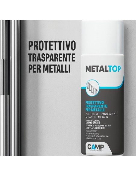Metal Top Protettivo Trasparente Per Metalli Effetto Lucido 400 ml