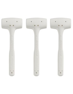 Kit 3 Martelli Battipiastrelle In Gomma Antirimbalzo Per Posa 500 gr. 