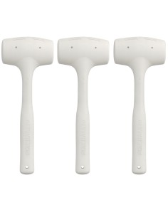 Kit 3 Martelli Battipiastrelle In Gomma Antirimbalzo Per Posa 1000 gr.