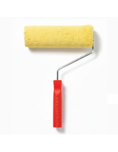 Rullo Giallo In Lana 25 Cm Con Manico Ergonomico