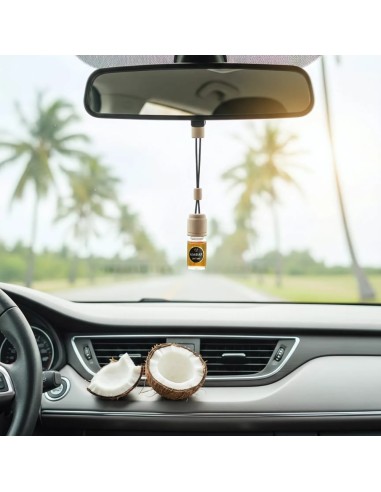 Deodorante Auto Cocco Naturale Senza Alcol Per Freschezza Duratura