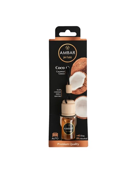 Deodorante Auto Cocco Naturale Senza Alcol Per Freschezza Duratura
