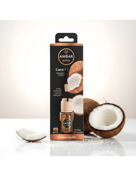 Deodorante Auto Cocco Naturale Senza Alcol Per Freschezza Duratura