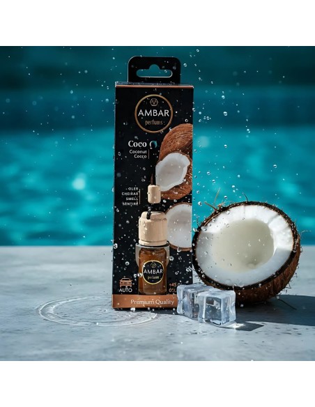Deodorante Auto Cocco Naturale Senza Alcol Per Freschezza Duratura