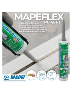 Mapeflex Pu 45 Ft Adesivo E Sigillante Poliuretanico Elastico 300 ml 2