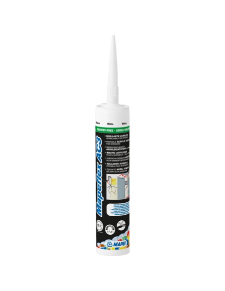 Sigillante Acrilico Mapeflex Ac3 Verniciabile Per Giunti Interni 310 ml