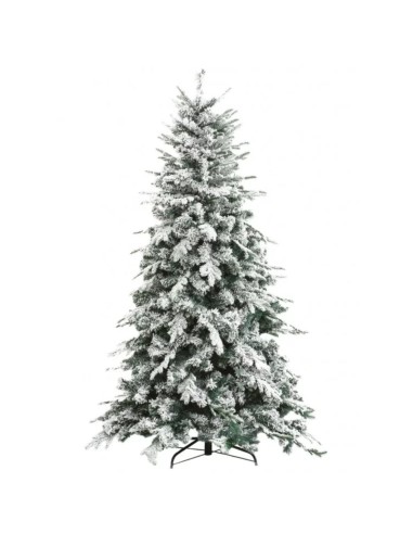 Albero Di Natale Artificiale Innevato Alaska Elegante E Resistente
