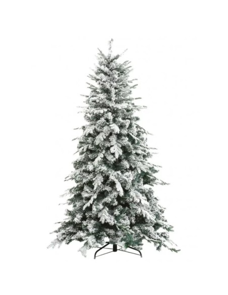 Albero Di Natale Artificiale Innevato Alaska Elegante E Resistente