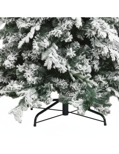 Albero Di Natale Artificiale Innevato Alaska Elegante E Resistente