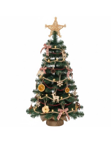 Alberello Di Natale Piccolo Timmy In Pvc Per Spazi Ridotti 90 cm