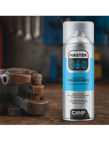 Master 360 Lubrificante Sbloccante Spray Professionale 400 ml