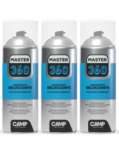 Master 360 Spray Lubrificante Sbloccante Da 400ml 3 Pezzi