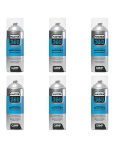 Master 360 Spray Lubrificante Sbloccante Da 400ml 6 Pezzi