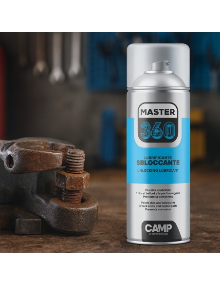 Master 360 Spray Lubrificante Sbloccante Da 400ml 6 Pezzi