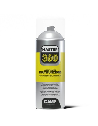 Master 360 Lubrificante Multifunzione Spray Per Sblocco E Protezione 400 ml