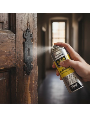 Master 360 Lubrificante Multifunzione Spray Per Sblocco E Protezione 400 ml