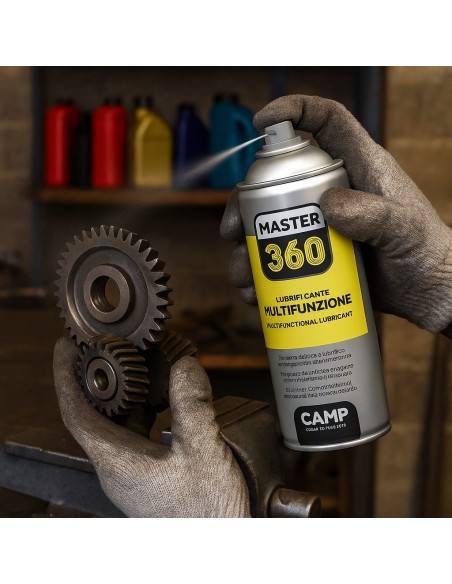 Master 360 Lubrificante Multifunzione Spray Per Sblocco E Protezione 400 ml