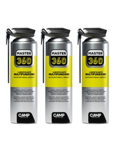 Master 360 Lubrificante Multifunzione Spray 500 ml 3 Pezzi